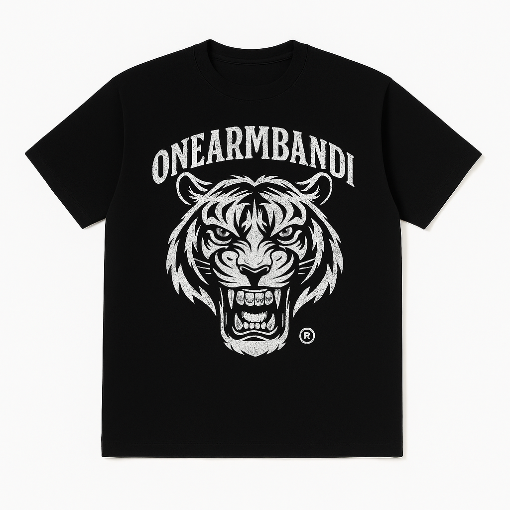 "Bandi Shine Black/White Tee"