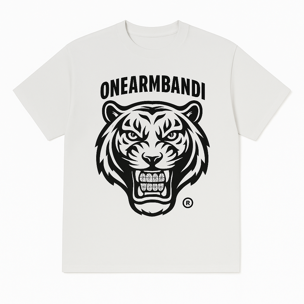"Bandi Shine Black/White Tee"