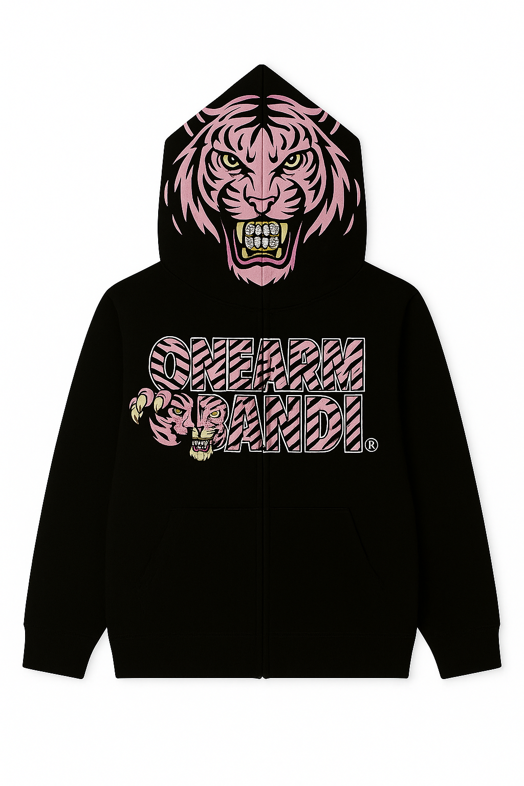 "Bandi Diamond Roar Pink Hoodie "