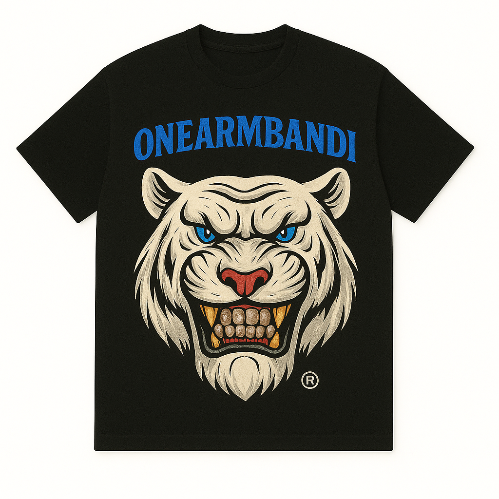 "Bandi Shine Ghost-Stripe Tee"