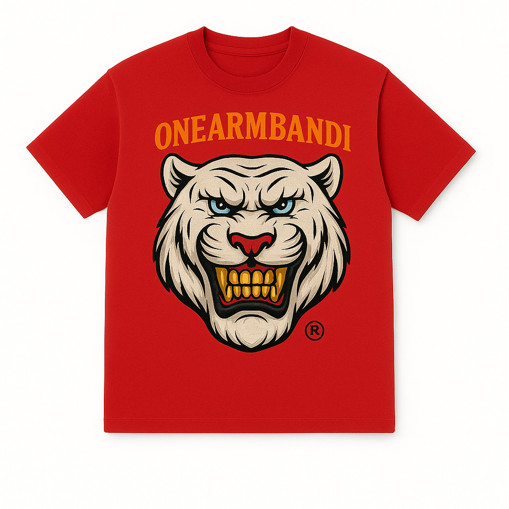 "Bandi Shine Ghost-Stripe Tee"