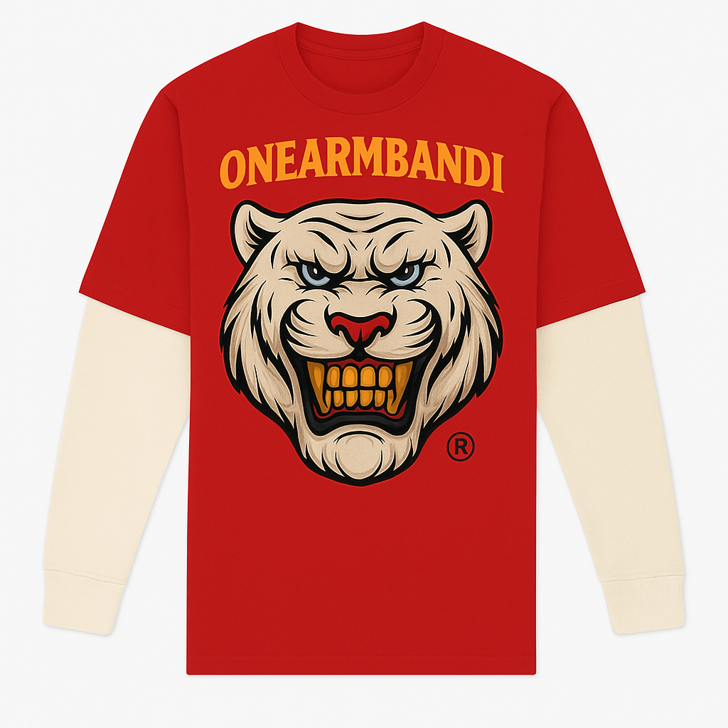 "Bandi Shine Ghost-Stripe Skater Tee"